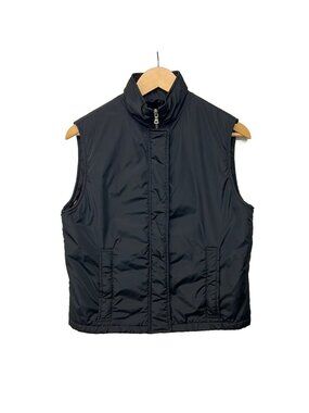 Prada Vest L Black Fur